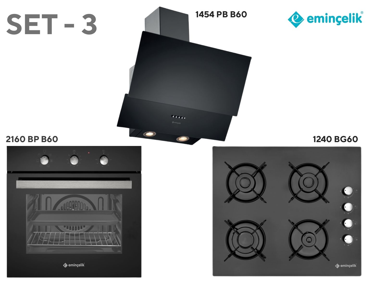 EMİNÇELİK ANKASTRE SET - 3