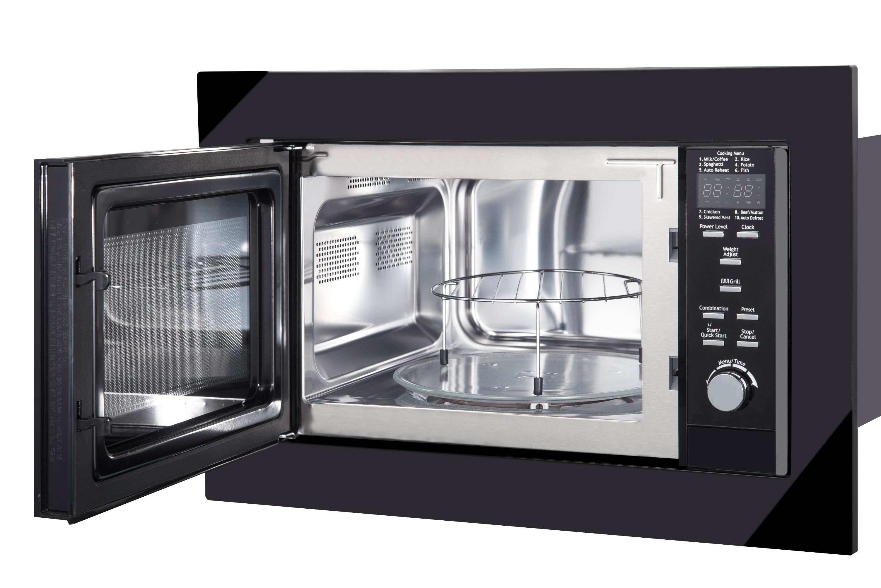 ANKASTRE SİYAH MİKRODALGA FIRIN 25 LT.